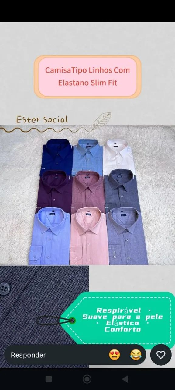 camisas social slim  - Foto 3