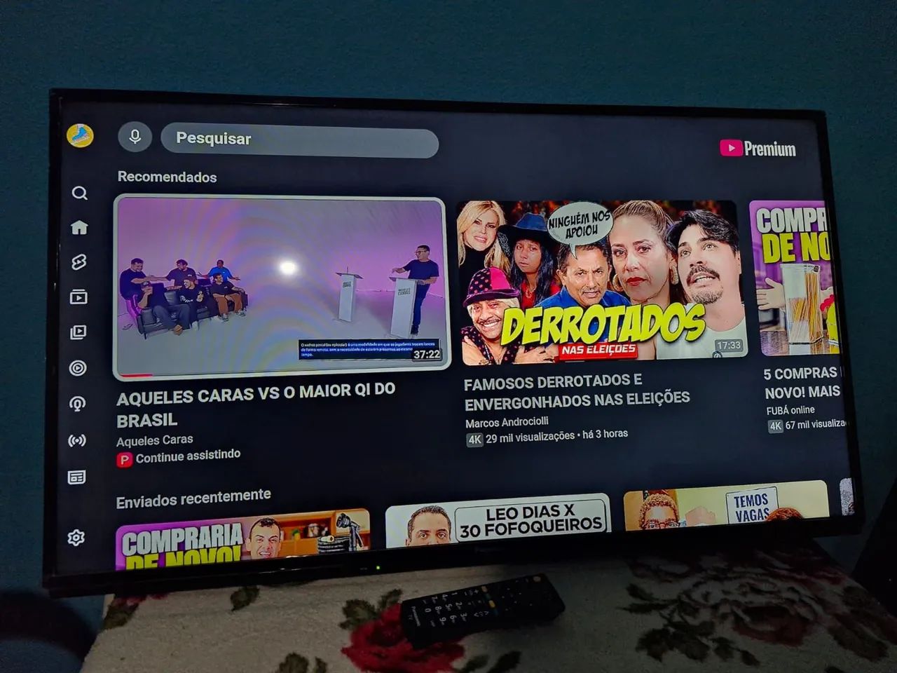 TV Digital 42 Polegadas LED + Aparelho Smart Roku - Foto 2
