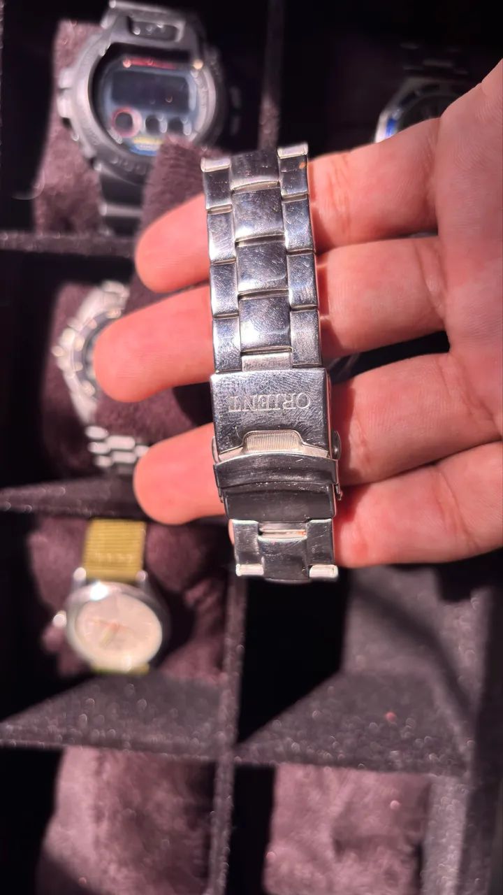 Relógio orient automático caseback vidro - Foto 3