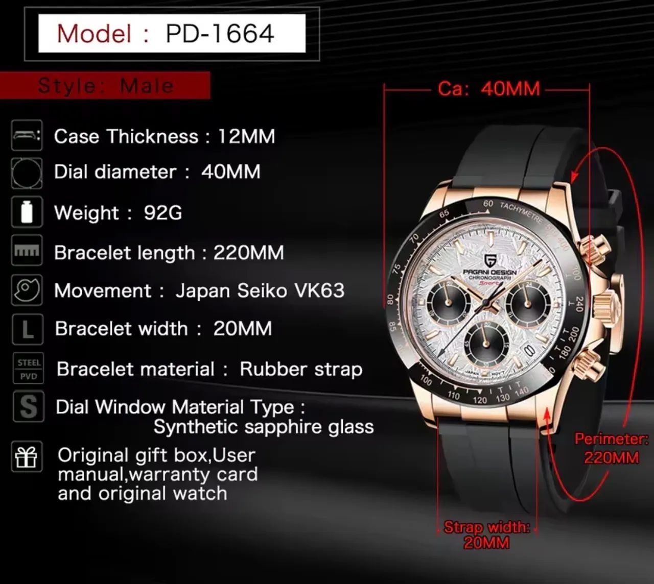 Pagani Desing PD-1664 Daytona - Foto 3