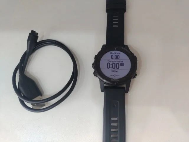 Relogio com GPS e frequencimetro Garmin Fenix 5 S Plus - Foto 2
