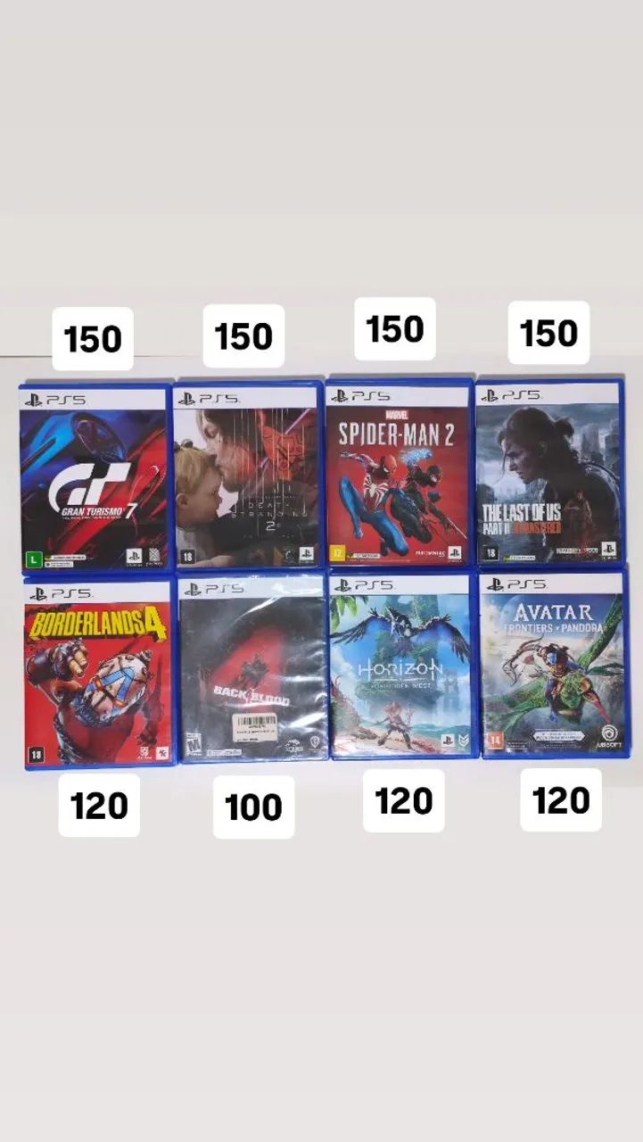 Jogos ps5