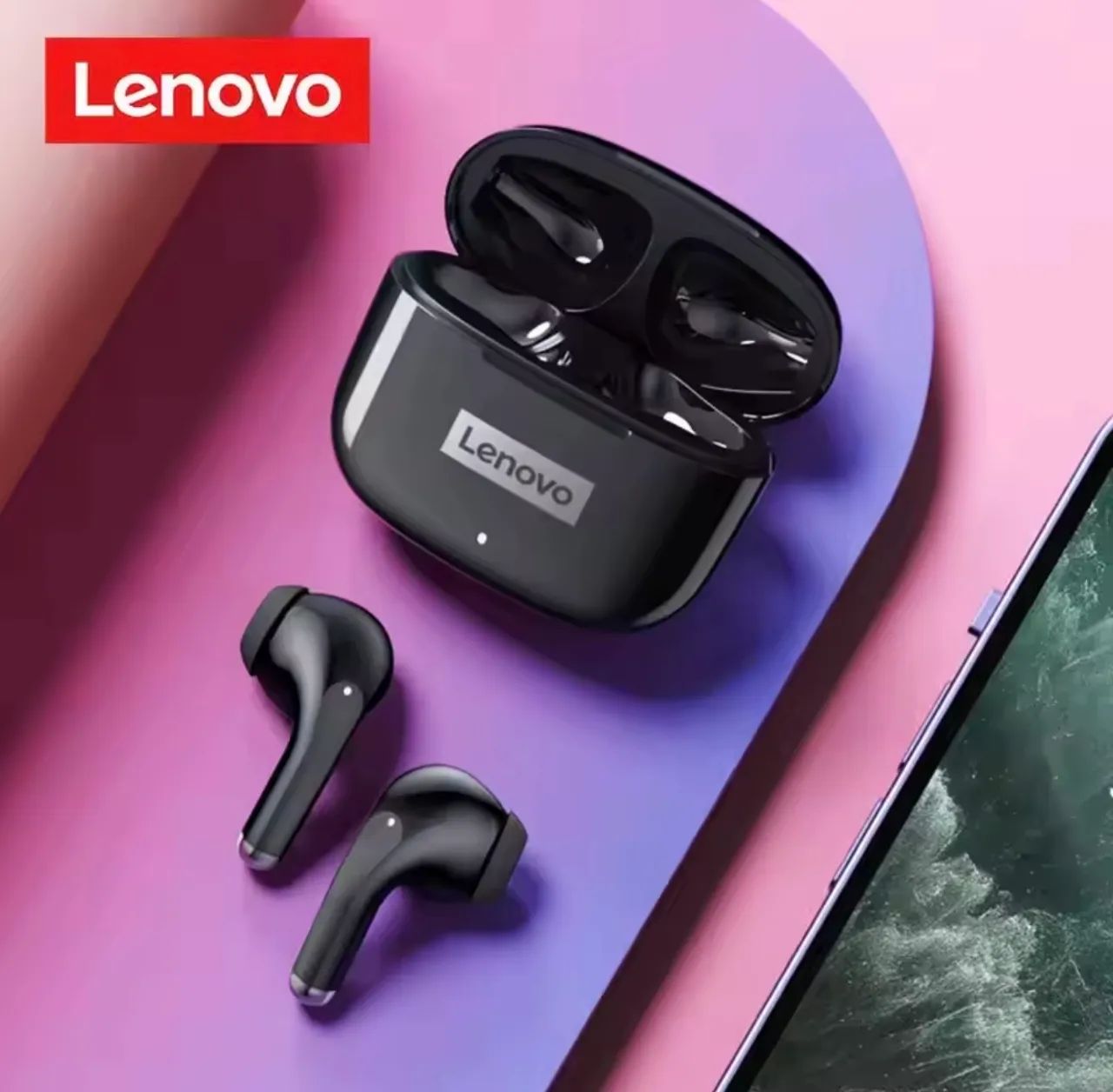 Fone sem fio Lenovo thinkplus LP40 Pro Lacrados  - Foto 3