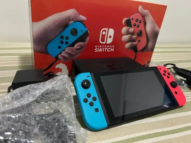 Nintendo Switch + Pokémon Scarlet | Completo com Caixa Original - Foto 2
