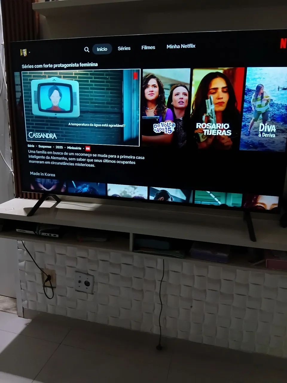 Smart tv 50 semi nova