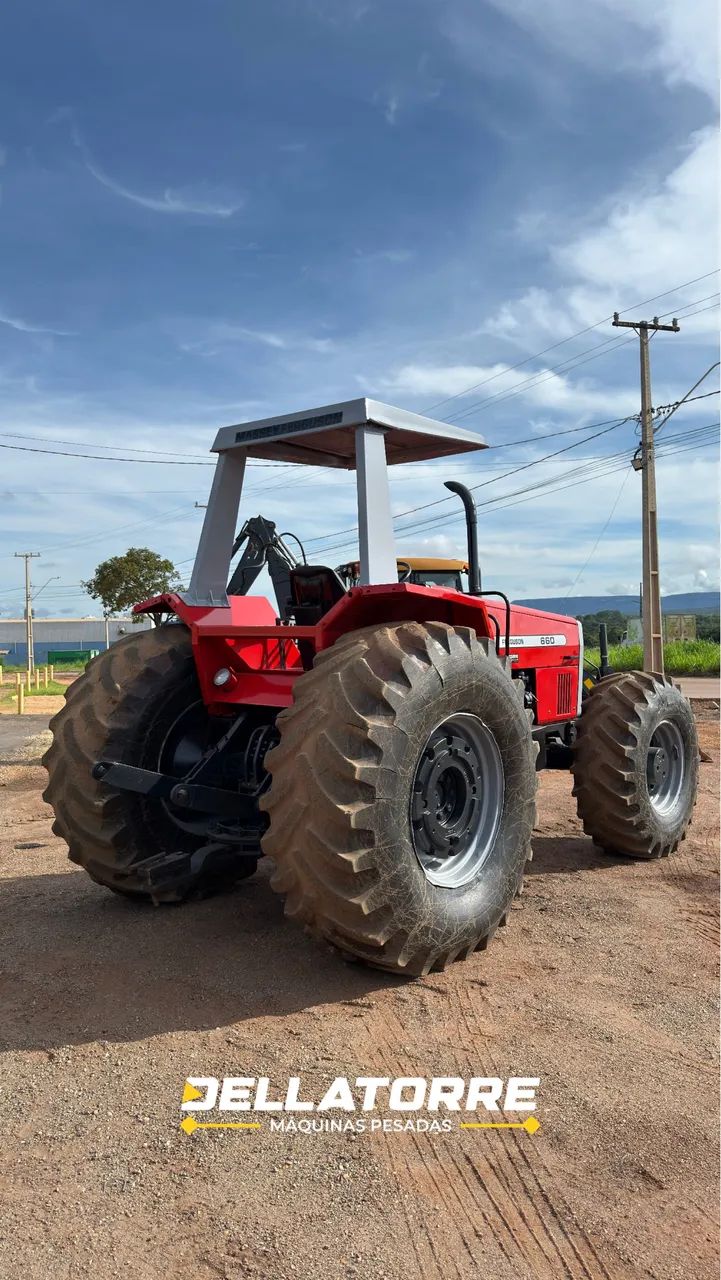 MASSEY FERGUSON 660 2002 TRATOR REVISADO PRONTO PARA TRABALHAR - Foto 3