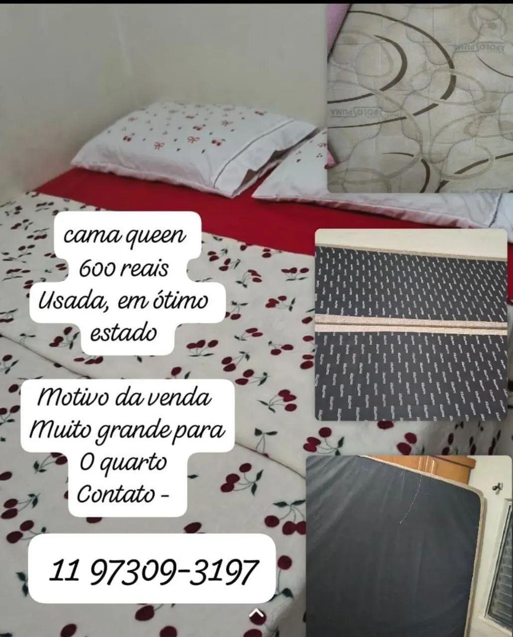 Cama box queem 