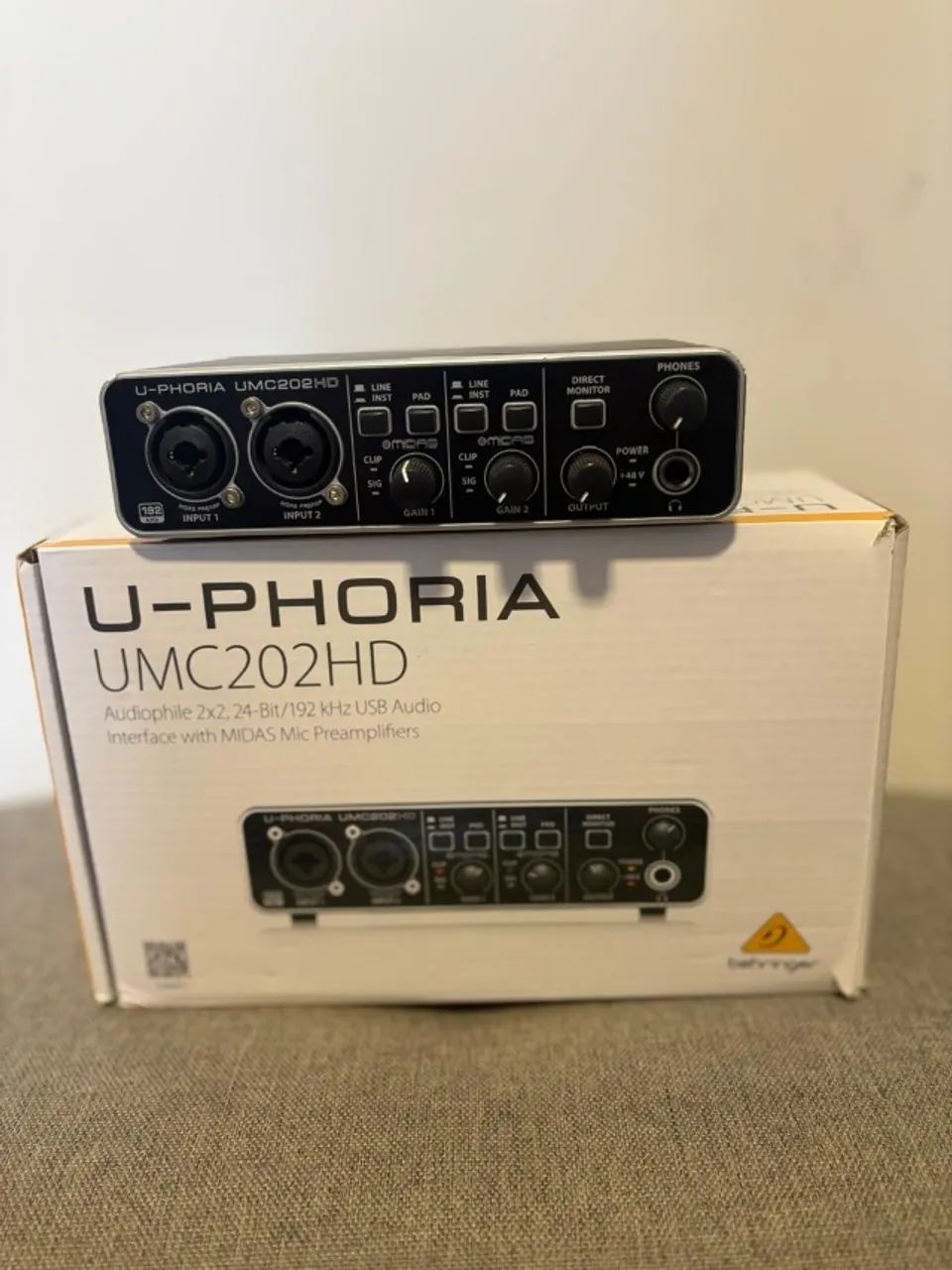 Interface de Audio Behringer U-Phoria UMC202HD