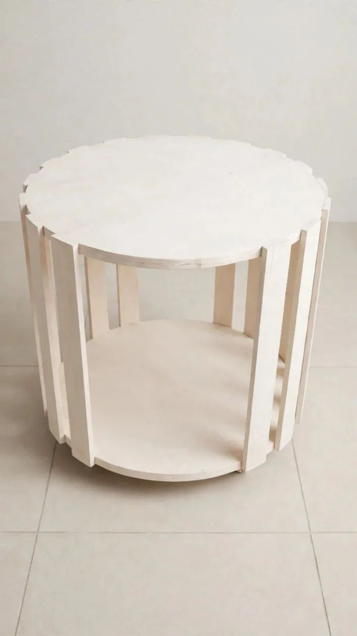 Duas mesas de decoração 