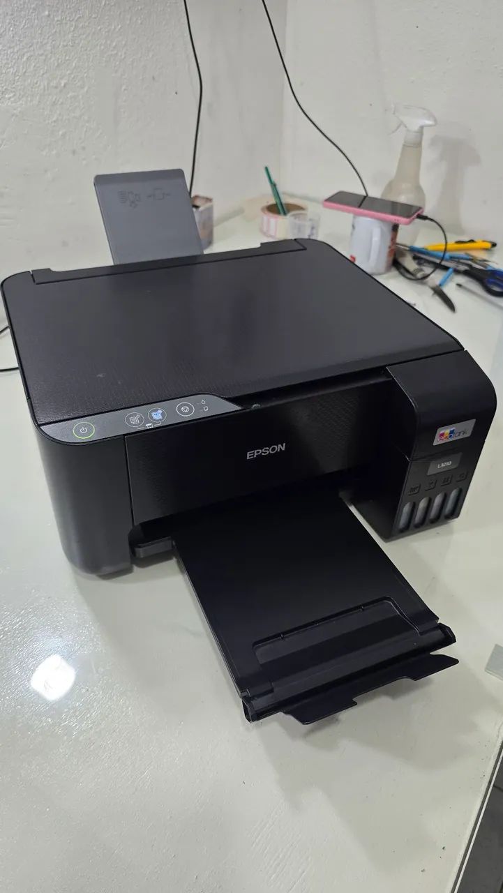 Impressora Eco-tanque Epson L3210 - Foto 4