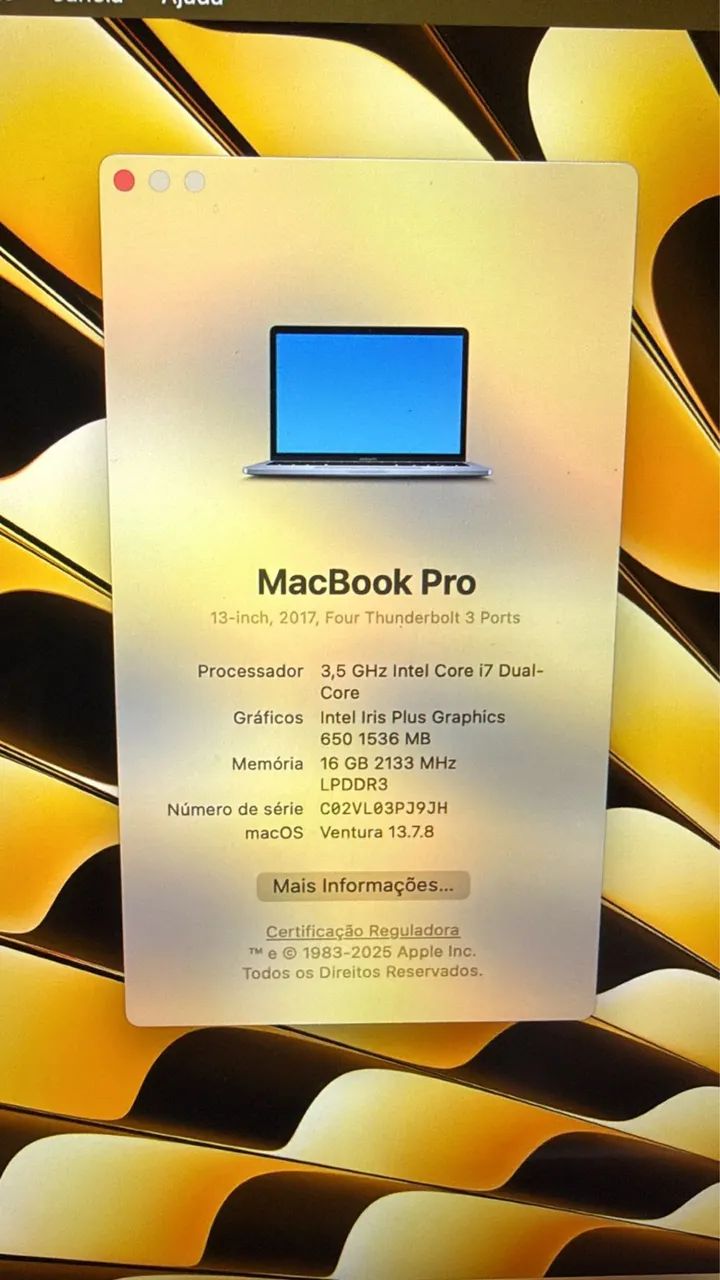 MacBook Pro 2017 Touch Bar - Foto 3