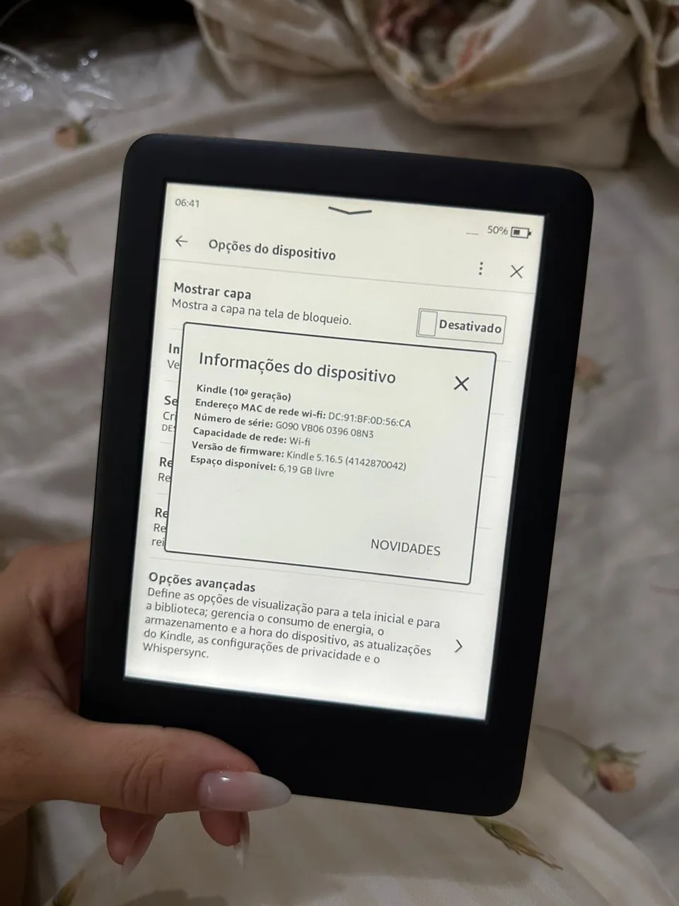 Kindle Oasis 32GB - décima geração - Tablets e E-Readers - Jardim
