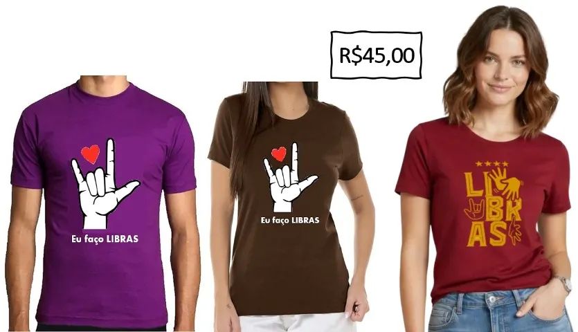 Camisas LIBRAS - Foto 3