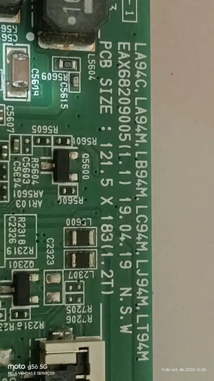 A Placa Principal Lg Eax68209005 (1.1) - Foto 2