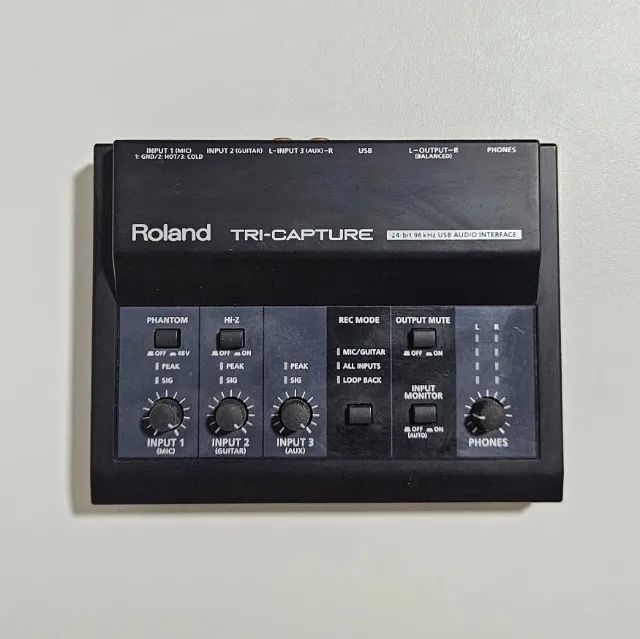 Interface de Aúdio Roland Tri-Capture Ua-33 - Home Studio - Lives e Podcasts