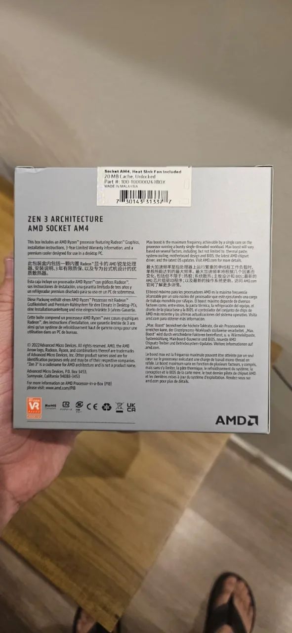 Processador AMD Ryzen 7 5700G - Foto 4