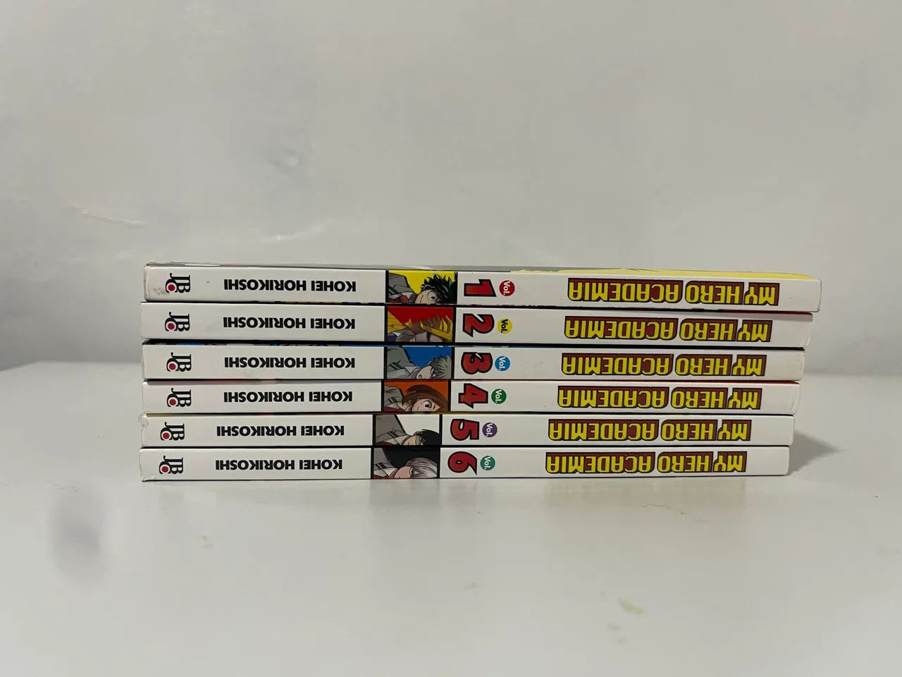 Mangás boku no hero 1-6