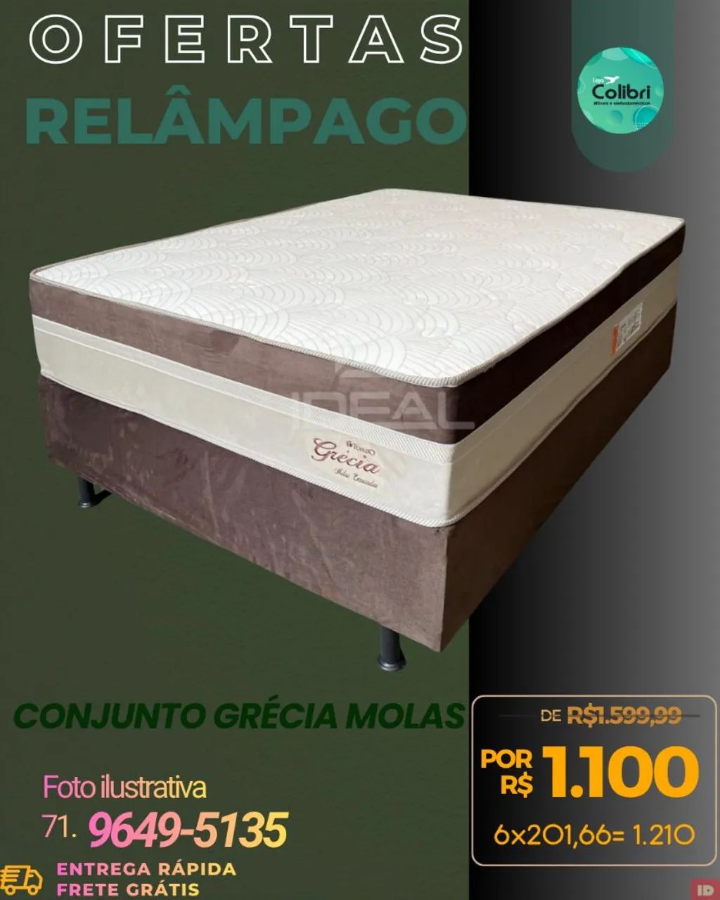 Cama Box Casal Promoção  - Foto 4