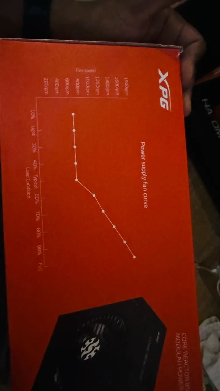 FONTE XPG CORE REACTOR 850W 80 PLUS GOLD MODULAR - Foto 2