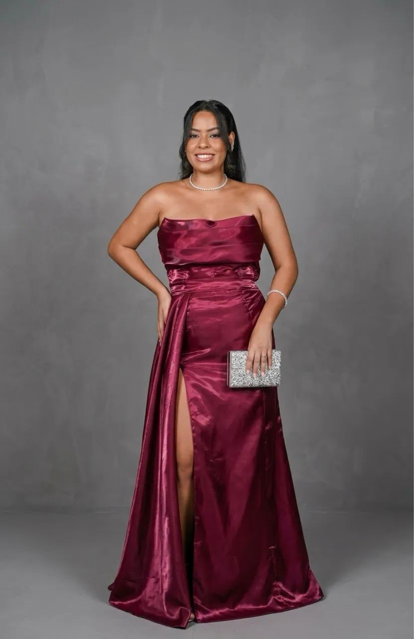 Vestido de festa glow