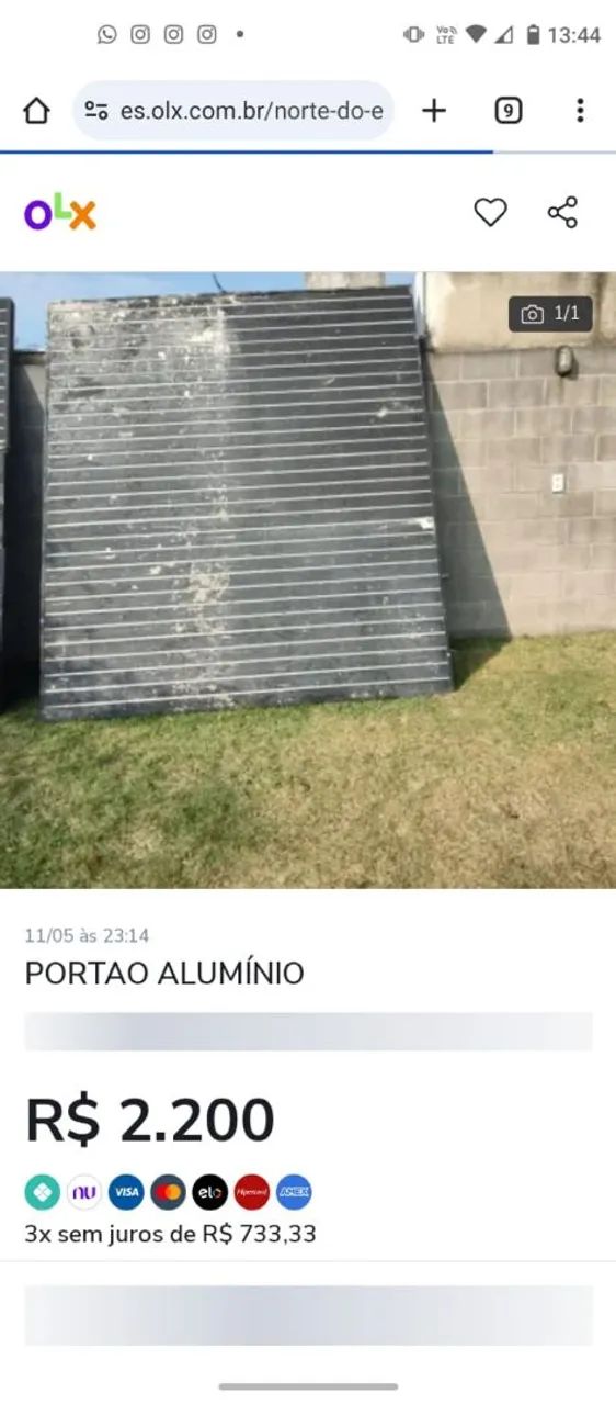 Portão de Alumínio 
