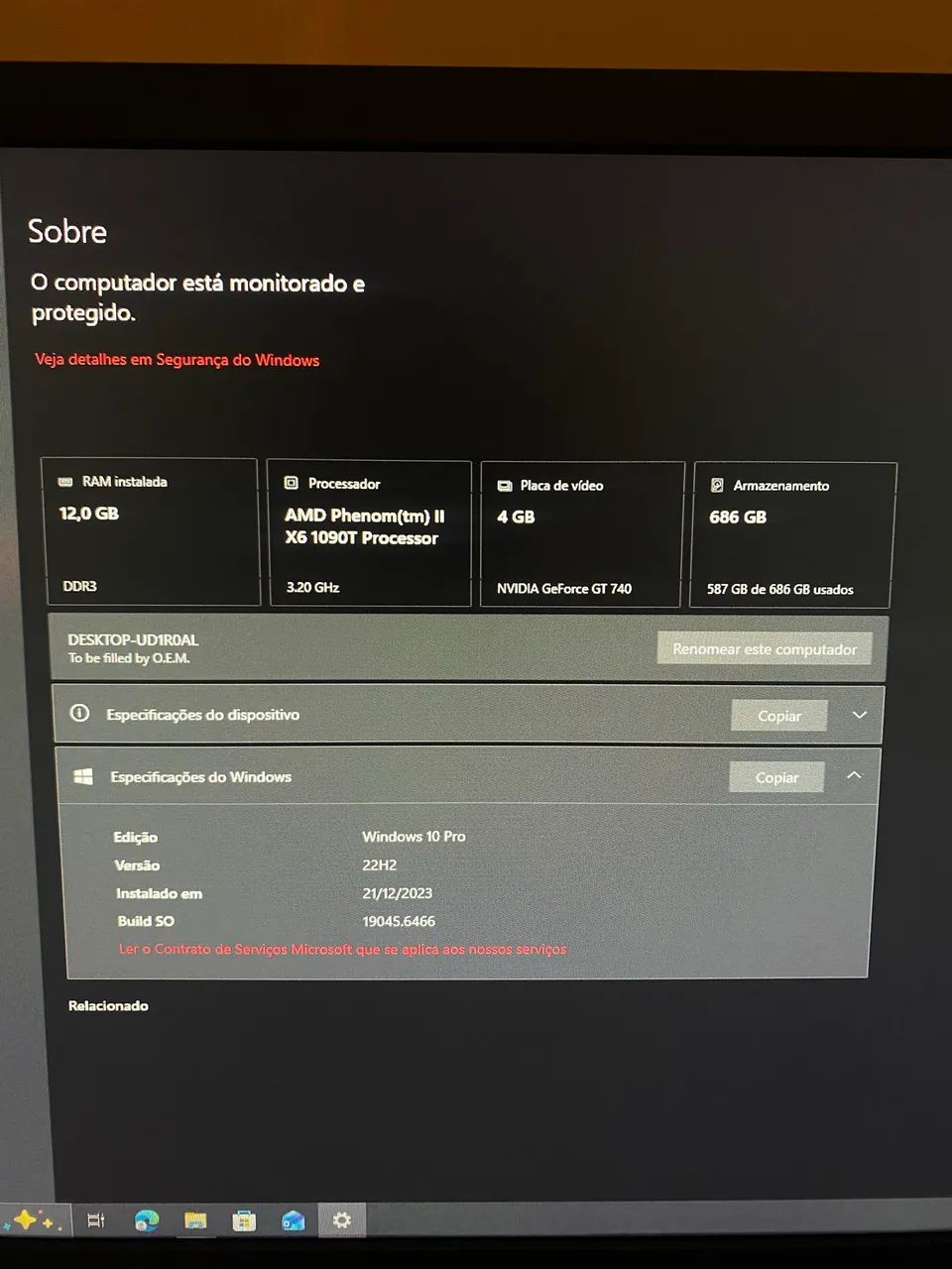 PC Gamer Completo com SSD + 12GB RAM + Placa de Vídeo 4GB + Setup Gamer ...