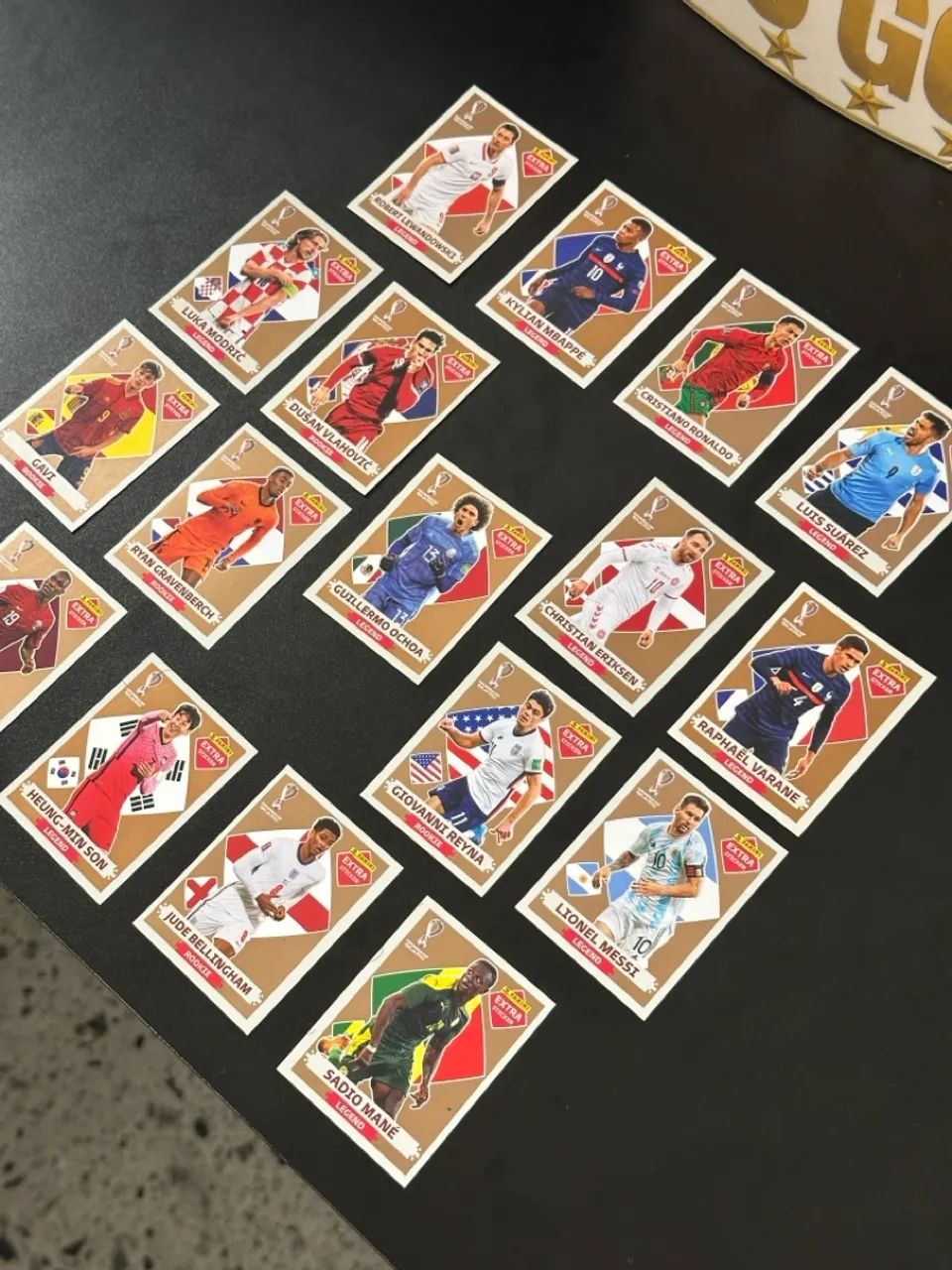 Kit figurinha bronze copa 2022 - Foto 2