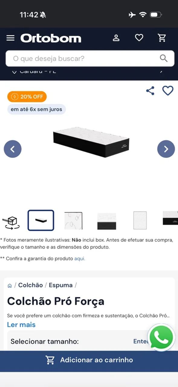 Colchão pró força solteirão  - Foto 5