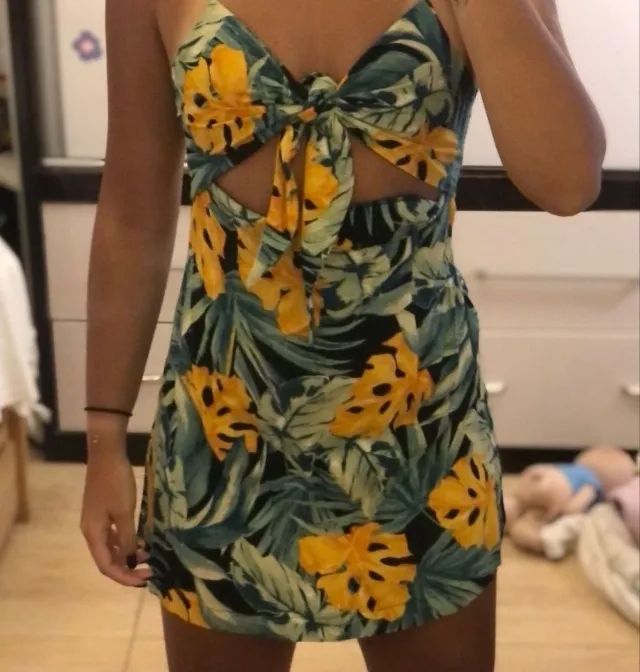 vestido estampado bem curto - Foto 2