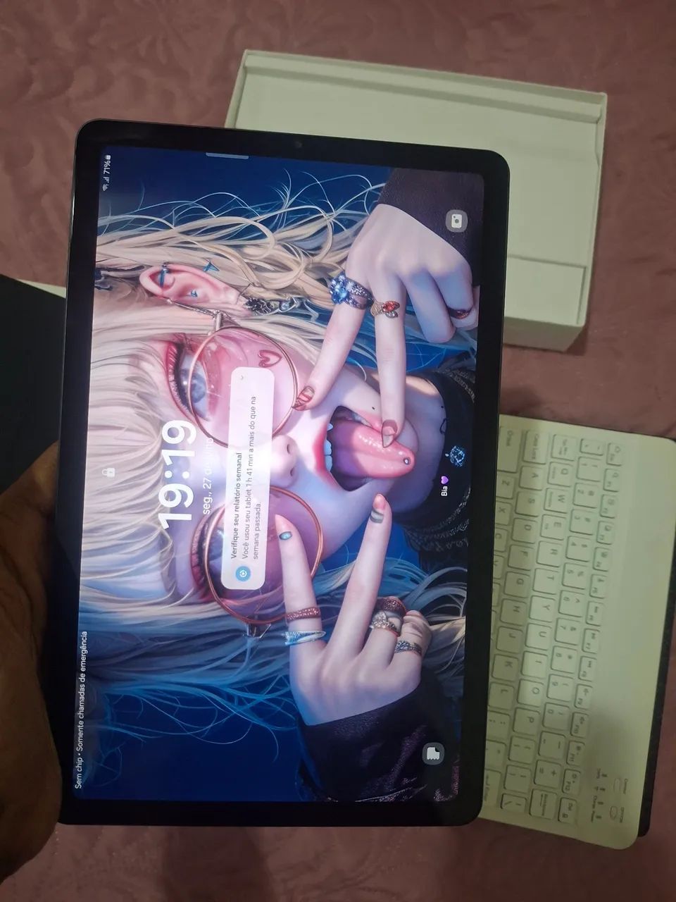 GALAXY TAB S6 LITE + CAPA, CANETA E TECLADO