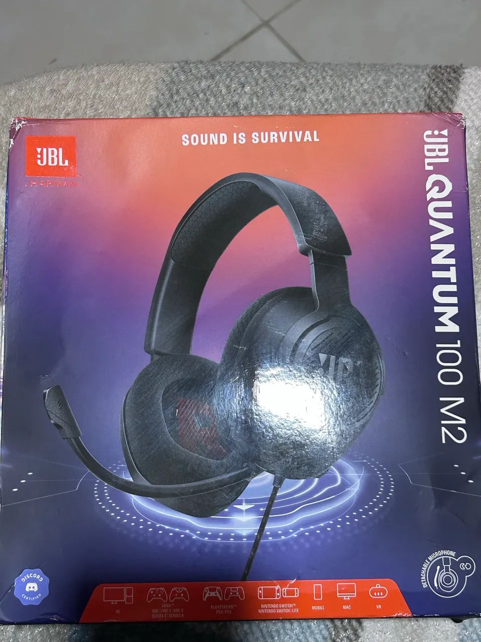 JBL Quantum 100 M2 Pouco usado