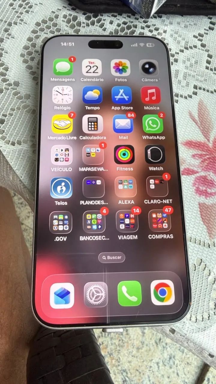 iPhone 17 Pro Max 512GB na garantia - Foto 4