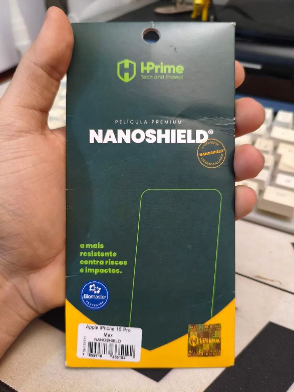 Película hprime nanoshield iphone 15 pro max - Foto 2