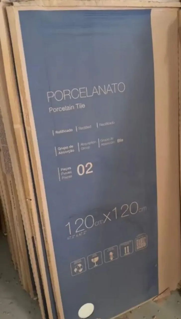 Piso cerâmico porcelanato Portobello Onyx Unique 120x120  - Foto 3