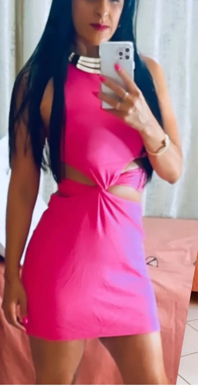 Vestido de linho marca Ativa TAM M