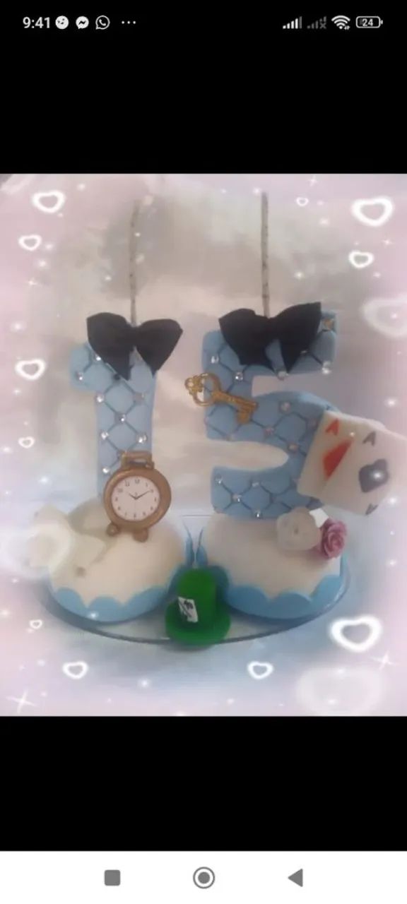 Topo de bolo debutantes - Foto 3