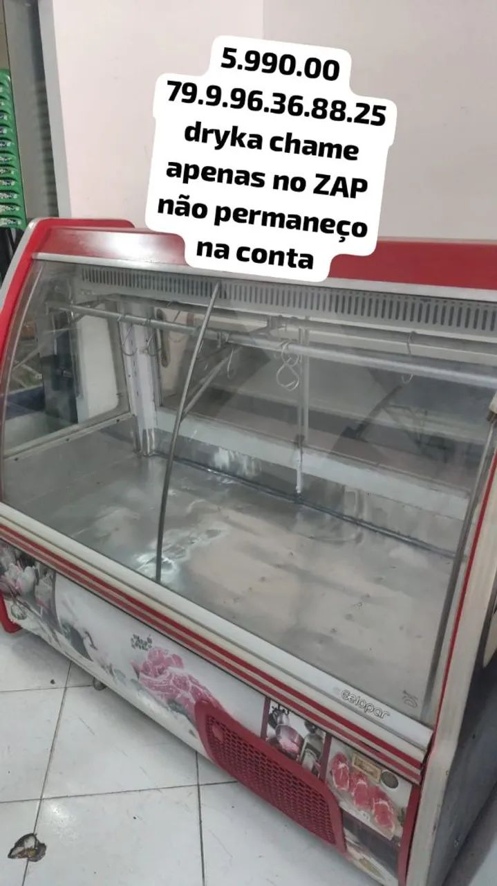 Balcão expositor pra açougue balcão frigorífico 