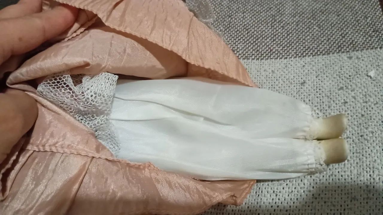 boneca de porcelana antiga com estilo europeu ou vitoriano 30 cm - Foto 5