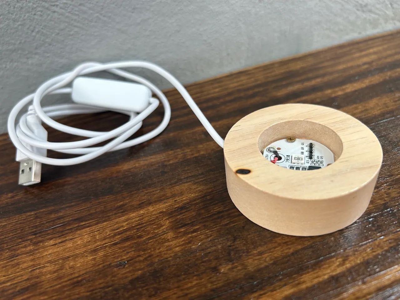 Luminária - Bola de cristal Saturno  - Foto 6