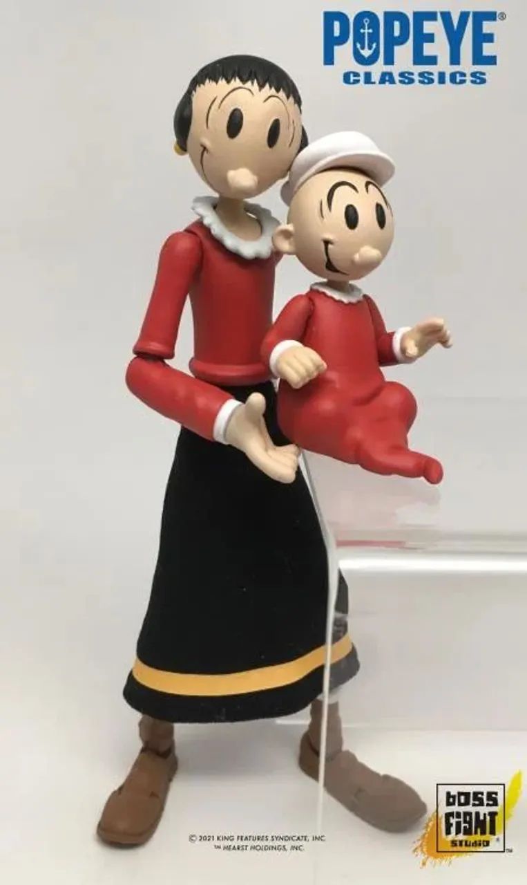 Popeye Classics Olive Oyl Action Figure Olivia palito - Foto 3