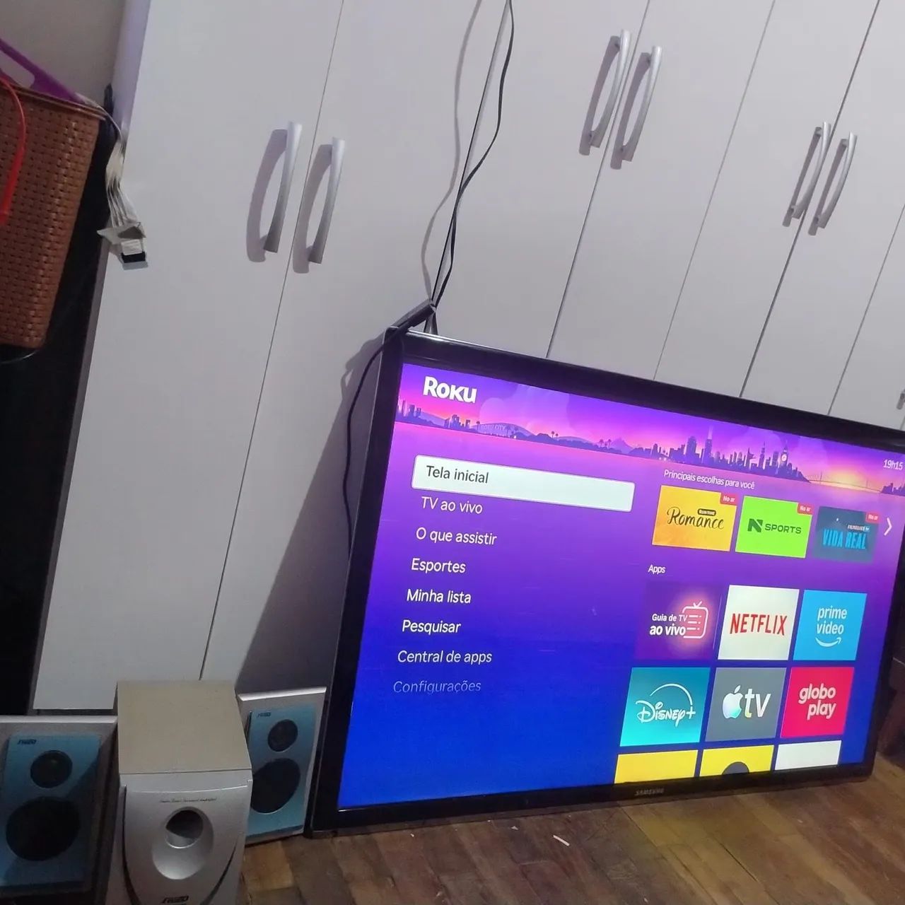 TV SAMSUNG SMART 55 POLEGADAS FULL HD VAI COM CAIXA FE SOM - Foto 4