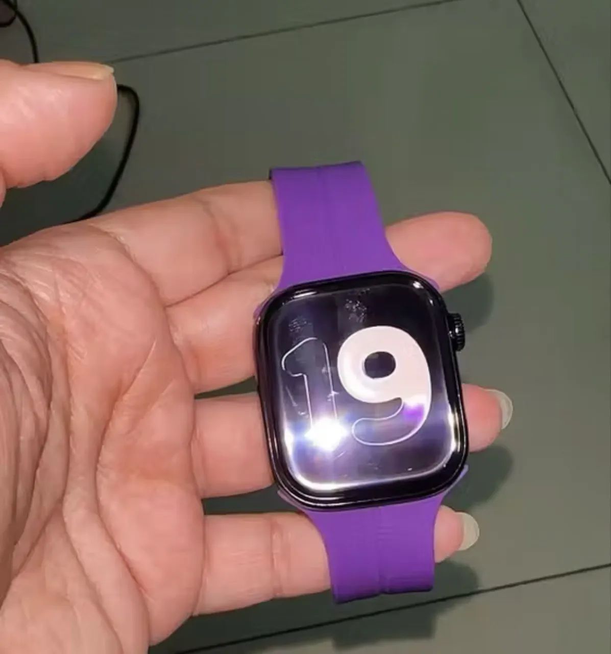Pulseira roxa vibrante Apple Watch 42mm