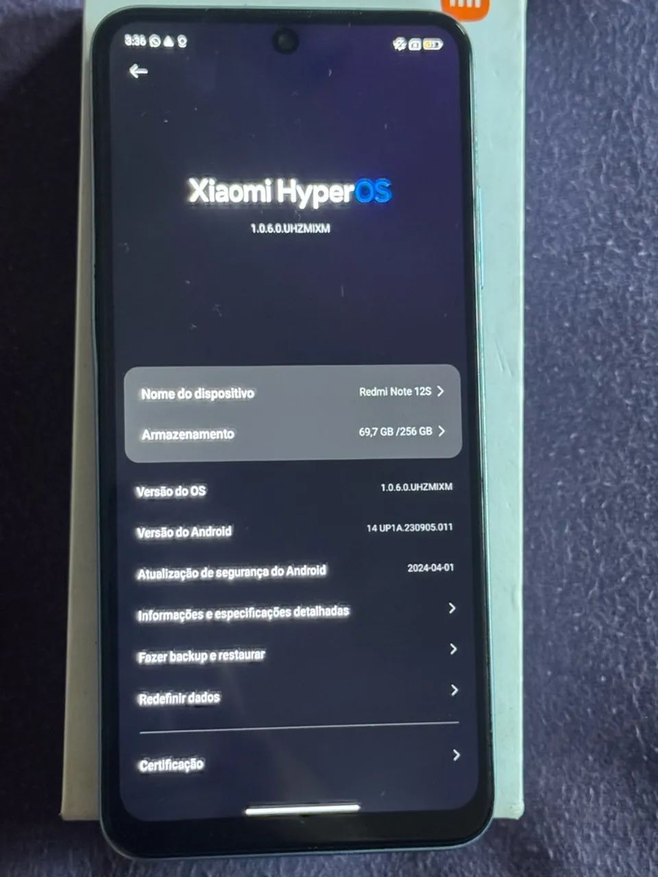 Vendo Redmi Note 12s de 256Gb - Foto 3