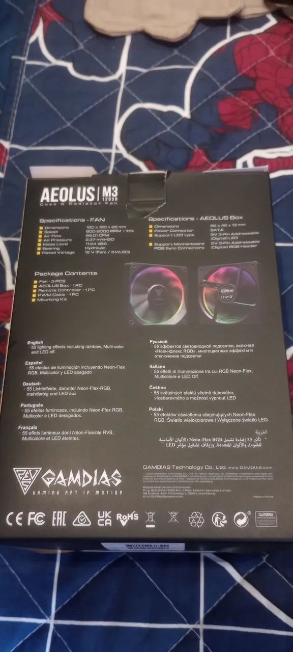 Kit Fans Gamdias 120mm - Foto 2