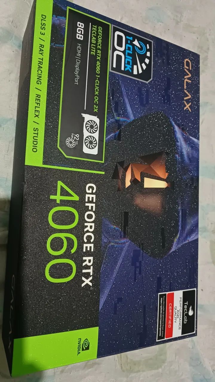 RTX 4060 GALAX - IMPECAVEL COMPLETA