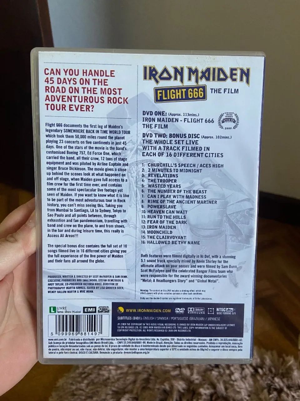 DVD Iron Maiden Flight 666 - Foto 2