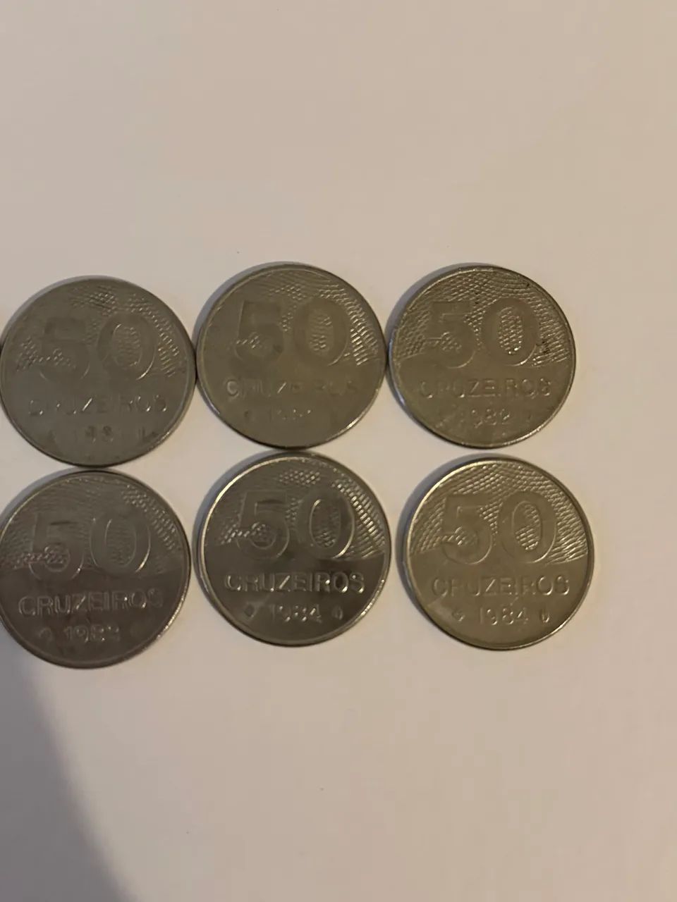 Lote com 8 Moedas- 50 Cruzeiros, Anos Diversos - Foto 3