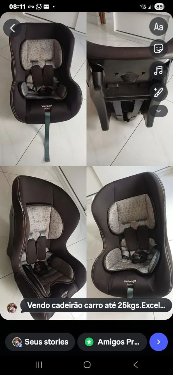 CADEIRAO CARRO ATE 25 KGS  - Foto 2