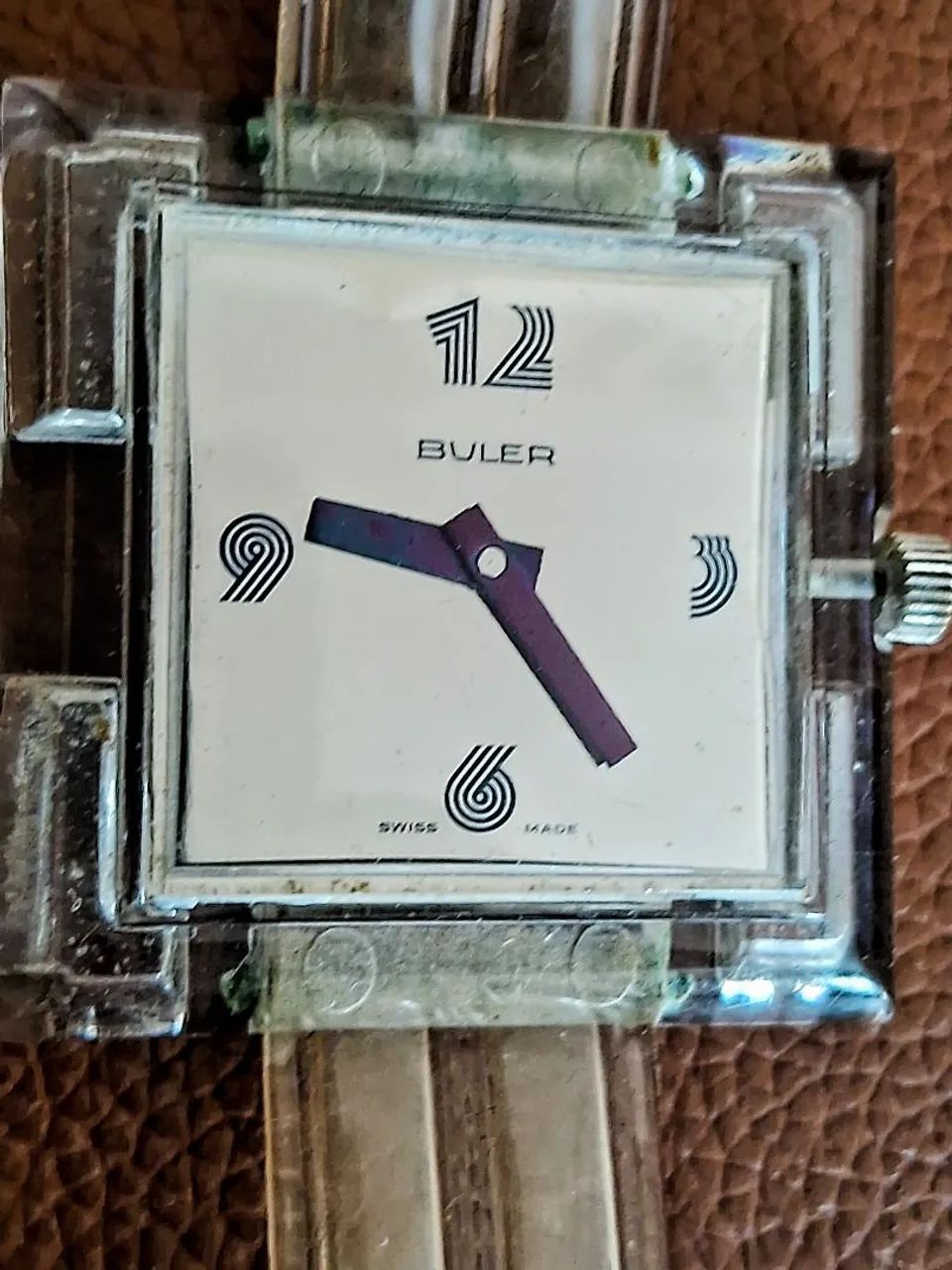 Relógio suíço masculino Buler a corda 
