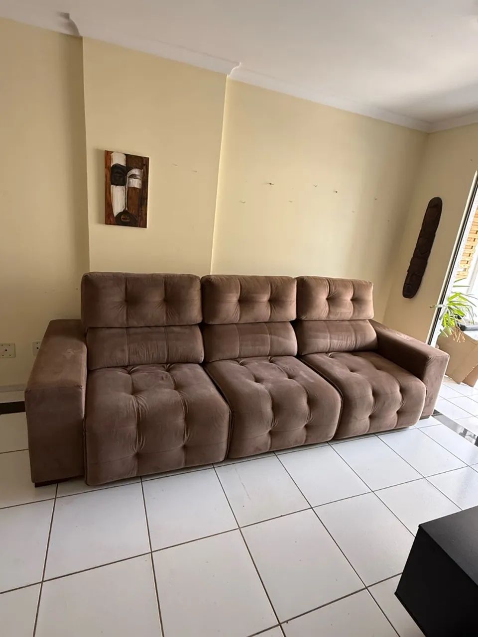Sofá retrátil 3m em  ótimo estado. aceito cartão  - Foto 2